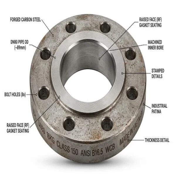 Bích Thép DN80: Giải Pháp Kết Nối Đường Ống Chắc Chắn và Linh Hoạt