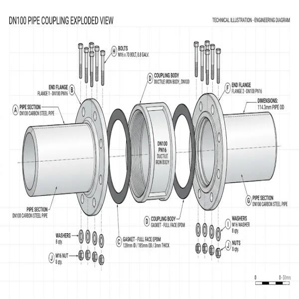 Coupling DN100 là gì?