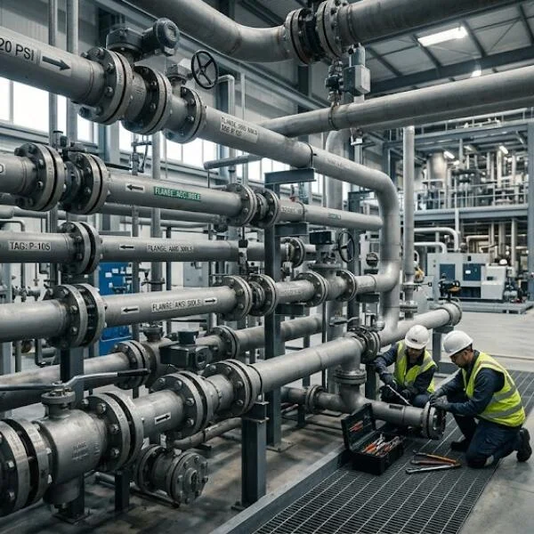 Flange piping là gì?