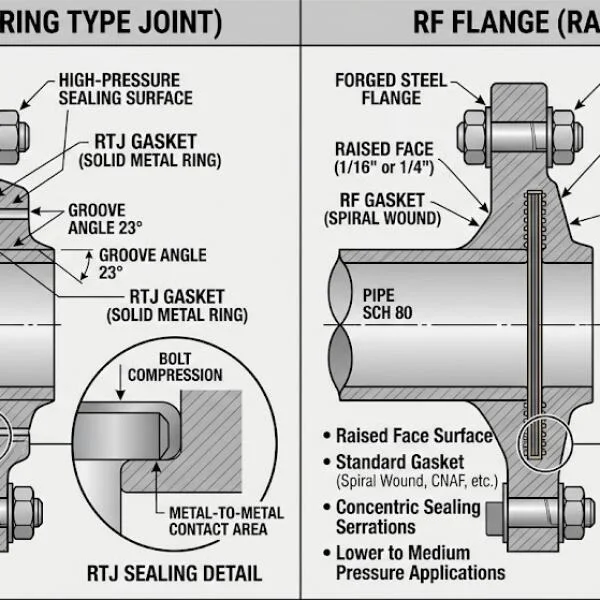 Flanges RTJ là gì? Định nghĩa chuyên kỹ thuật