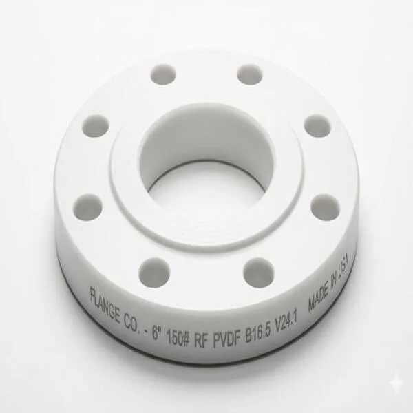 PVDF Flange Là Gì? Giải Pháp Bền Vững Cho Hệ Thống Đường Ống Hóa Chất Ăn Mòn