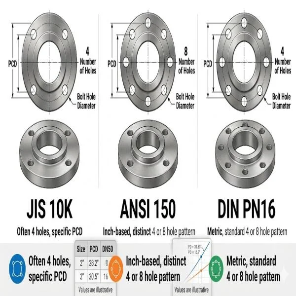 Standard Flange JIS 10K Là Gì?