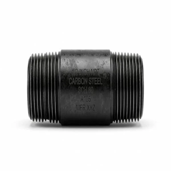 Carbon Steel Nipple Là Gì? Giải Pháp Kết Nối Ren Chuyên Dụng Trong Công Nghiệp