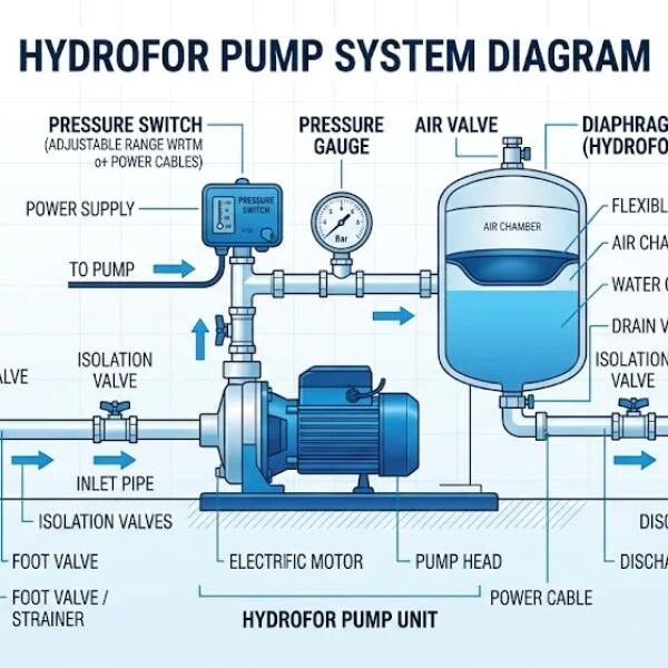 Tuổi thọ hệ thống hydrofor pump
