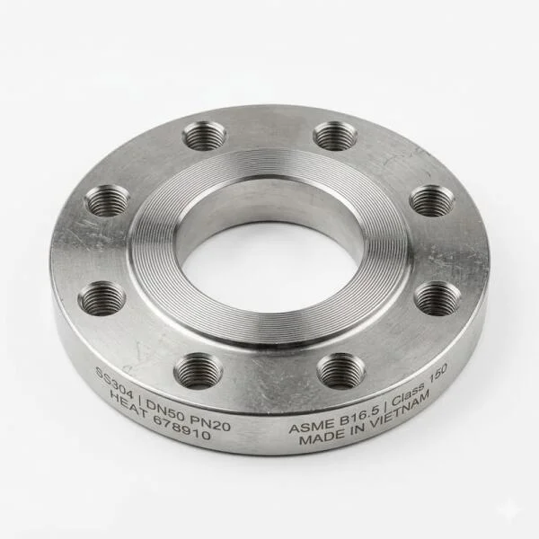 Stainless Steel 304 Flange: Giải Pháp Kết Nối Chống Ăn Mòn Tối Ưu Cho Công Nghiệp