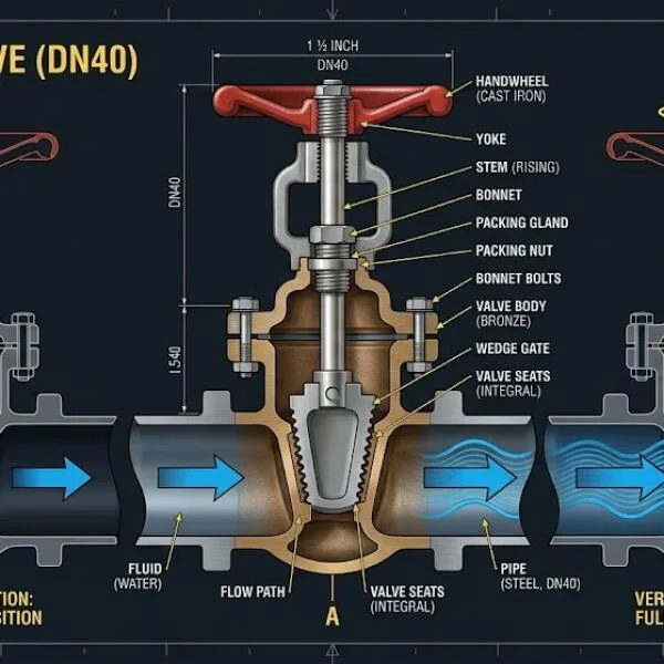 1 1 2 gate valve là gì?