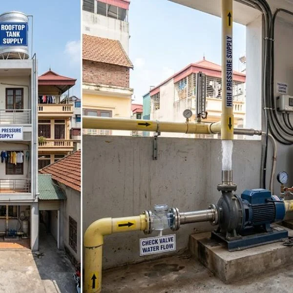 Máy bơm đẩy là gì?