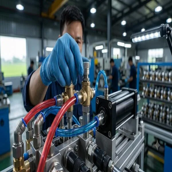 Sử dụng van điều tiết khí nén