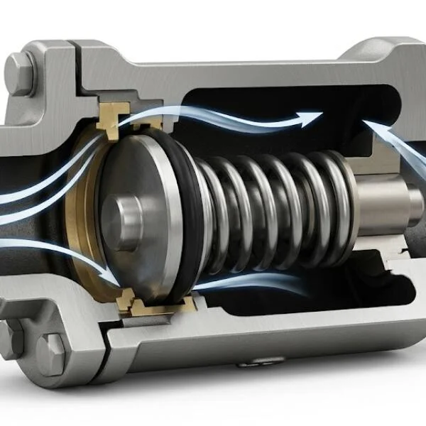 Lắp đặt air blow check valve