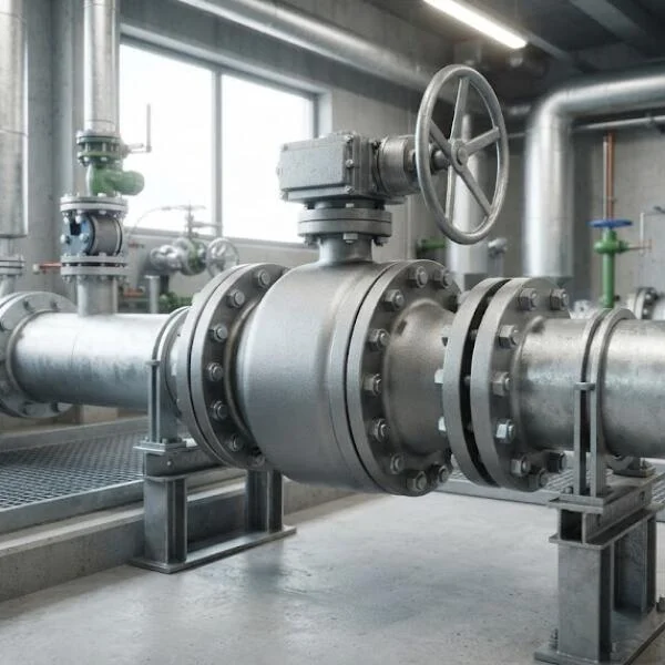 Cấu tạo của ball valve dn200