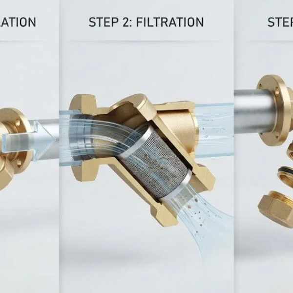 Cấu tạo brass y strainer