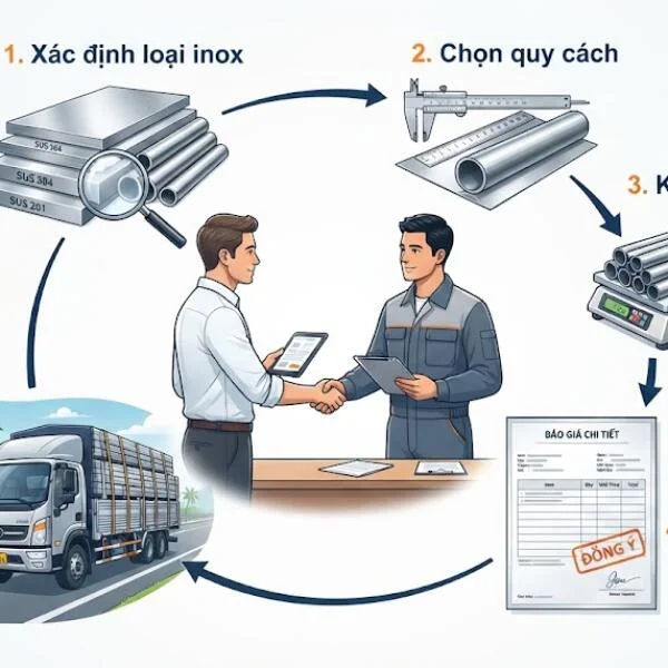 Kiểm tra mua bán inox