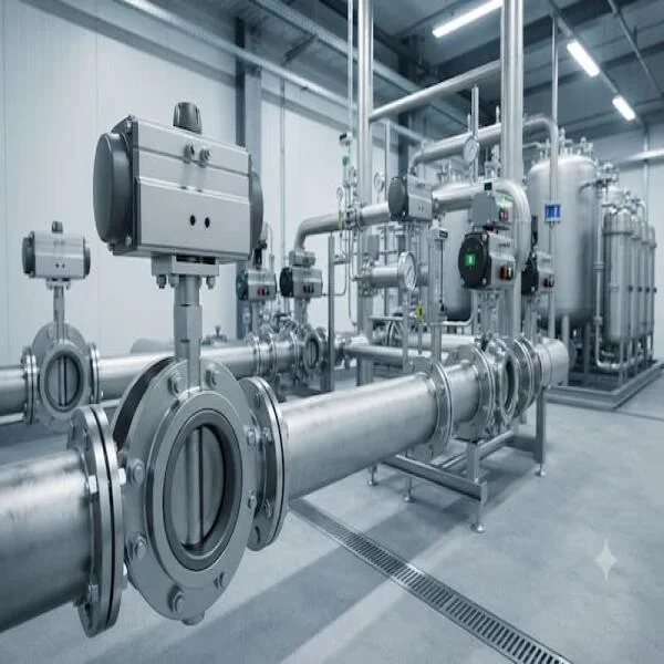 Stainless Steel Butterfly Valve with Actuator: Giải Pháp Điều Khiển Tự Động Hóa Dòng Chảy