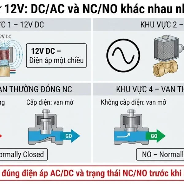 Van điện từ 12v là gì?