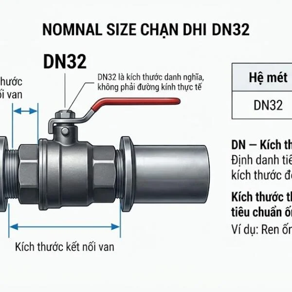 Cấu tạo van dn32