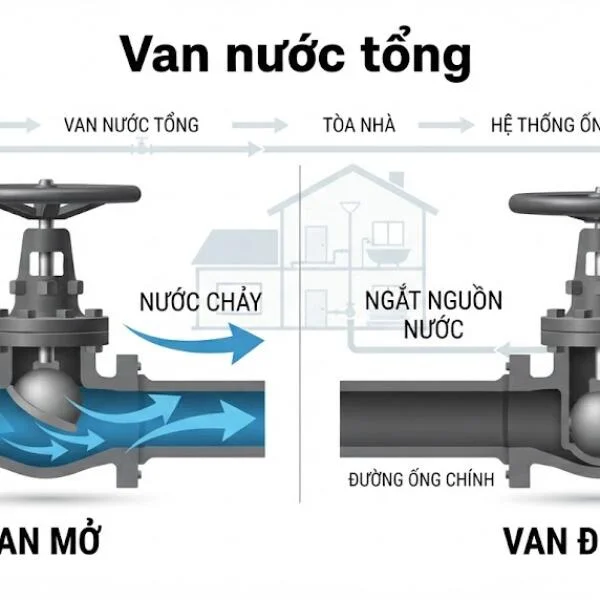 Tìm hiểu van nước tổng