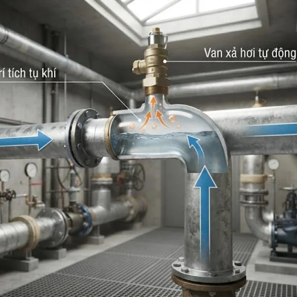 Nguyên lý hoạt động van xả hơi tự động