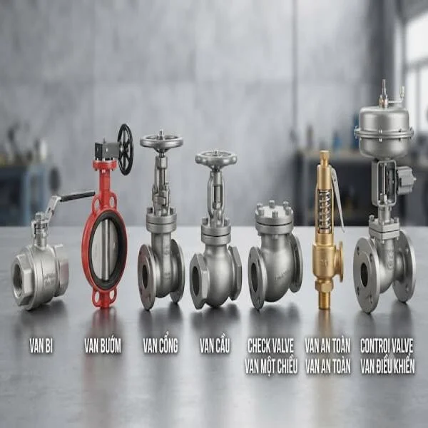 Các Loại Valve Công Nghiệp: Kiến Thức Chuyên Sâu, Phân Loại Và Hướng Dẫn Chọn Mua
