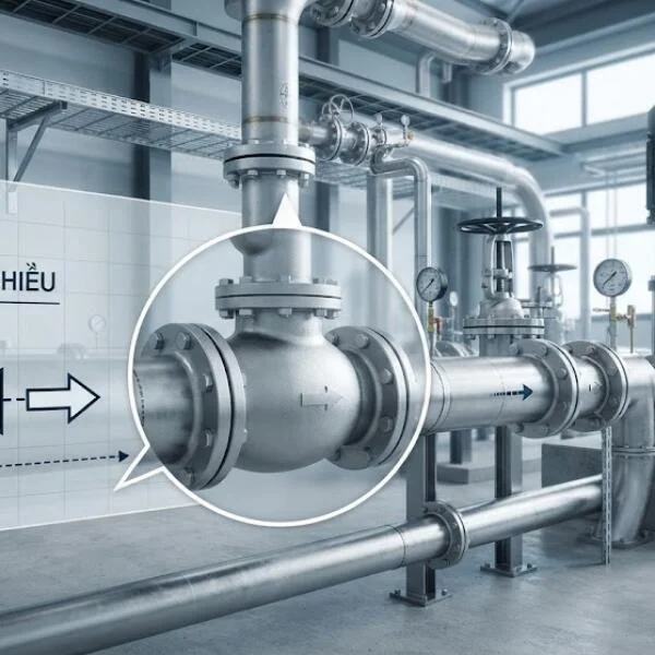Cách đọc ký hiệu van nước 1 chiều