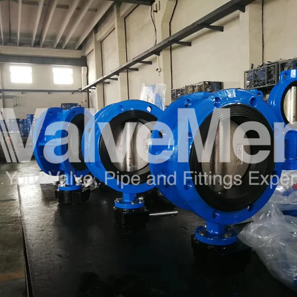 Butterfly valve keystone