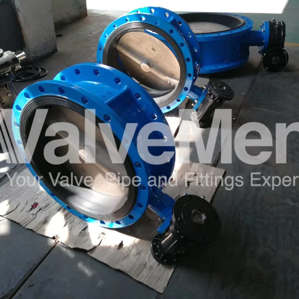 butterfly valve with actuator