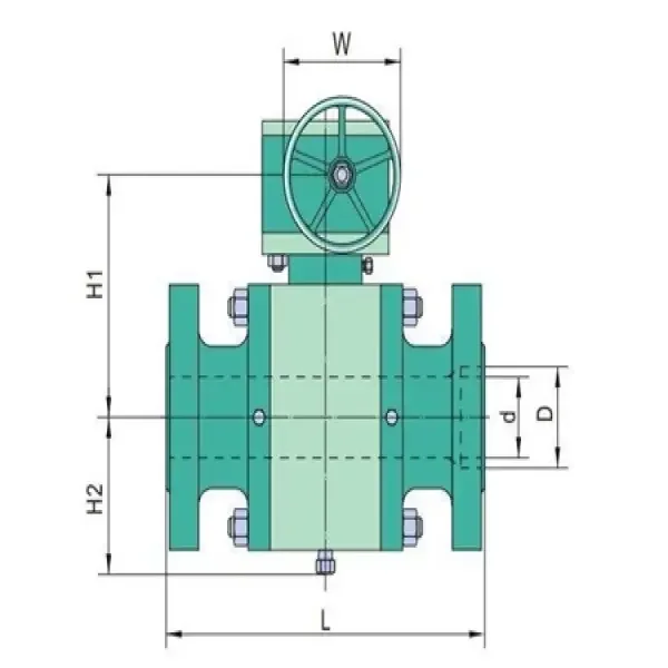 Ball valve dimensions