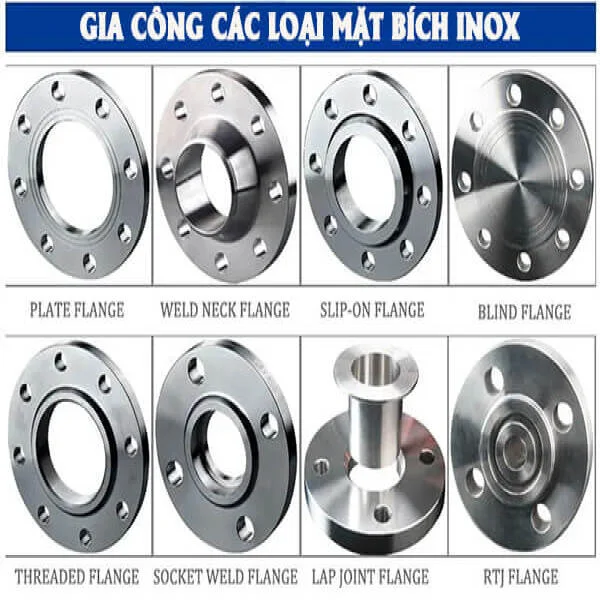 gia công mặt bích inox