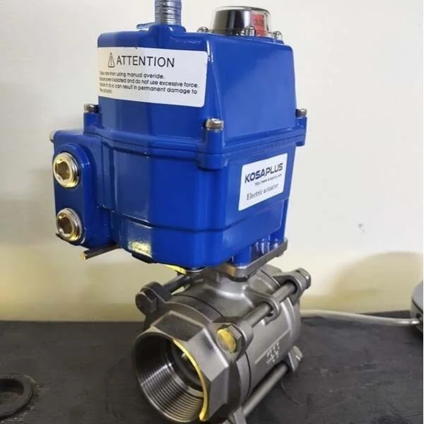Van bi inox điều khiển điện