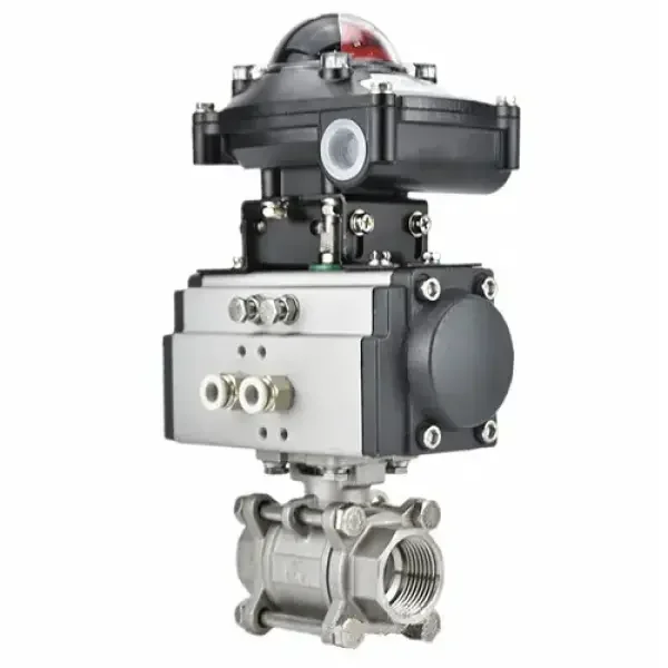 Van bi inox điều khiển khí nén