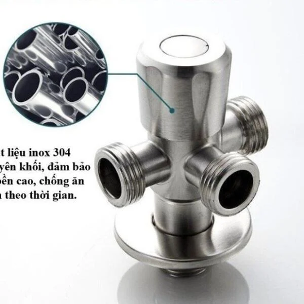 Van Chia 3 Đường Nước Có Khóa