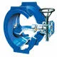 Flanged butterfly valve