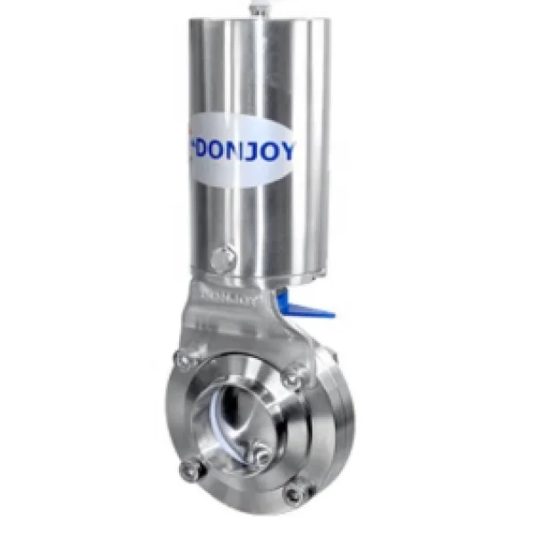 donjoy-316l-customized-pneumatic-welded-butterfly-valve-picture-1