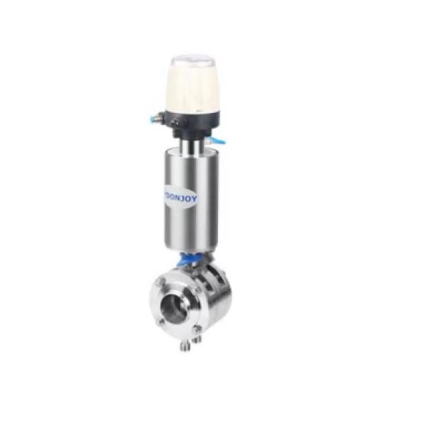 donjoy-316l-food-grade-pneumatic-double-butterfly-valve-with-c-top-for-fluid-picture-9