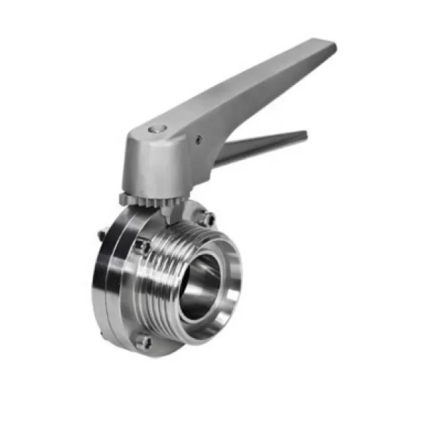 donjoy-sanitary-butterfly-valve-three-position-pulls-handle-for-pharmacy-picture-6