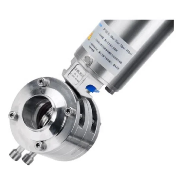 donjoy-ss304-and-ss316l-stainless-steel-sanitary-double-mixing-proof-butterfly-valve-with-positioner-picture-4
