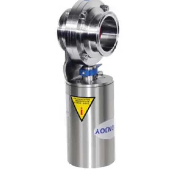 donjoy-stainless-steel-sanitary-pneumatic-clamp-butterfly-valve-for-fluid-picture-1
