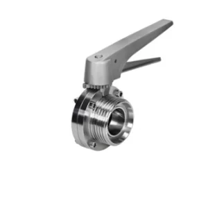 sanitary-single-weld-single-thread-butterfly-valve-with-pull-handle