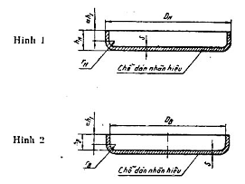 Đáy phẳng gấp mép - Kích thước cơ bản