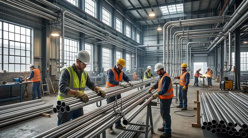 Hình ảnh giới thiệu về ứng dụng 201 stainless steel tube