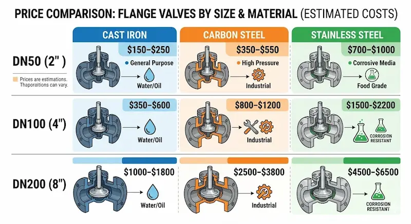 Giới thiệu về ứng dụng giá báo van mặt bích