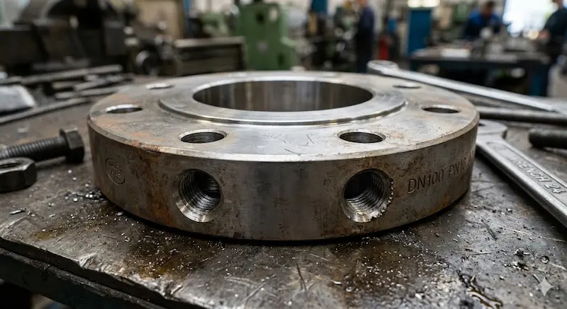 Nguyên lý hoạt động của bích thép rỗng d100