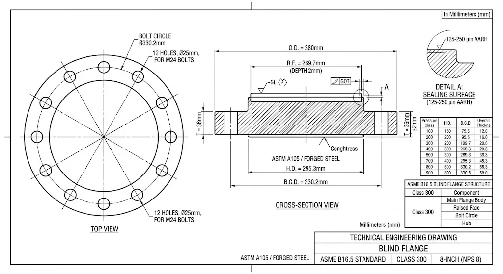 Ứng dụng Blind flange malaysia