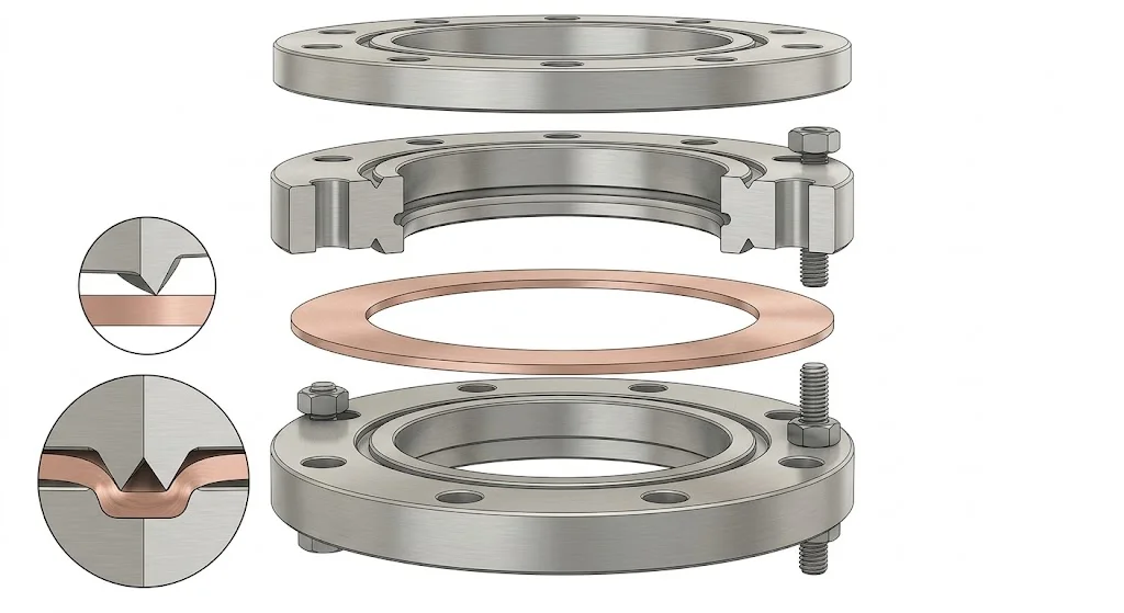 Ứng dụng Cf blank flange