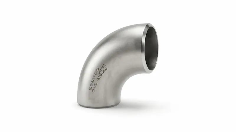 Hình ảnh giới thiệu về thông số cút thép 90 độ