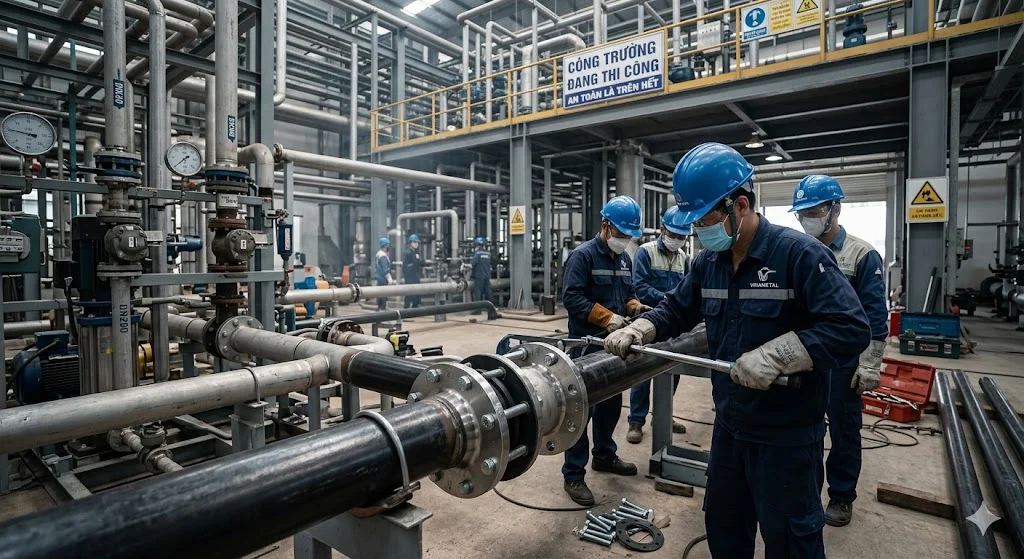 Ứng dụng Dn65 flange