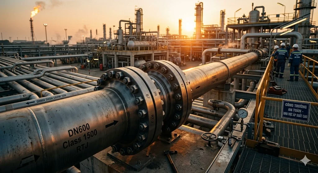 Ứng dụng Flange rtj