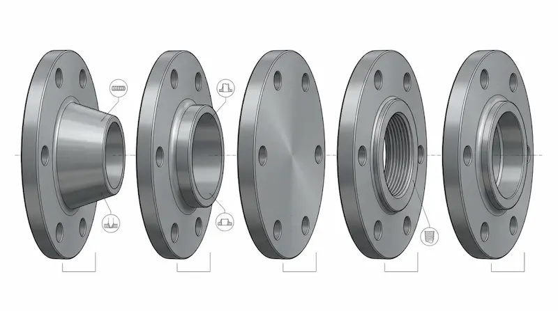 HÌnh ảnh minh hoạ giới thiệu về thông số flange steel