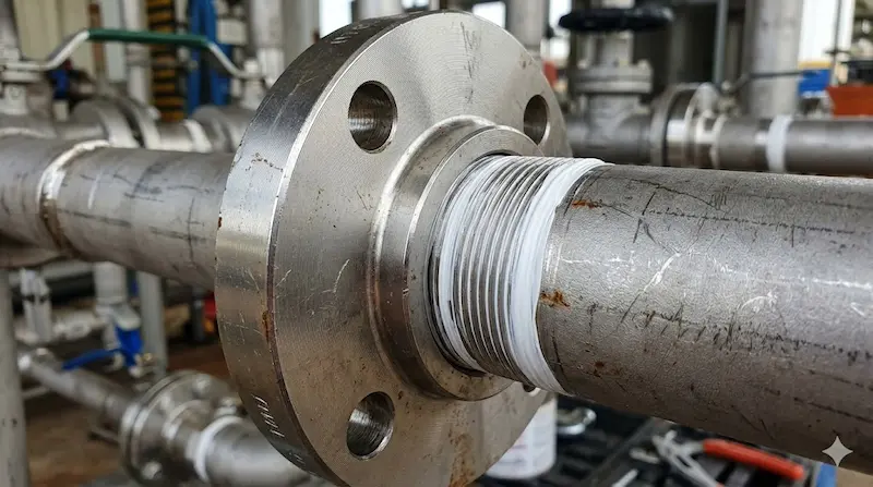 Nguyên lí hoạt động Flange with thread