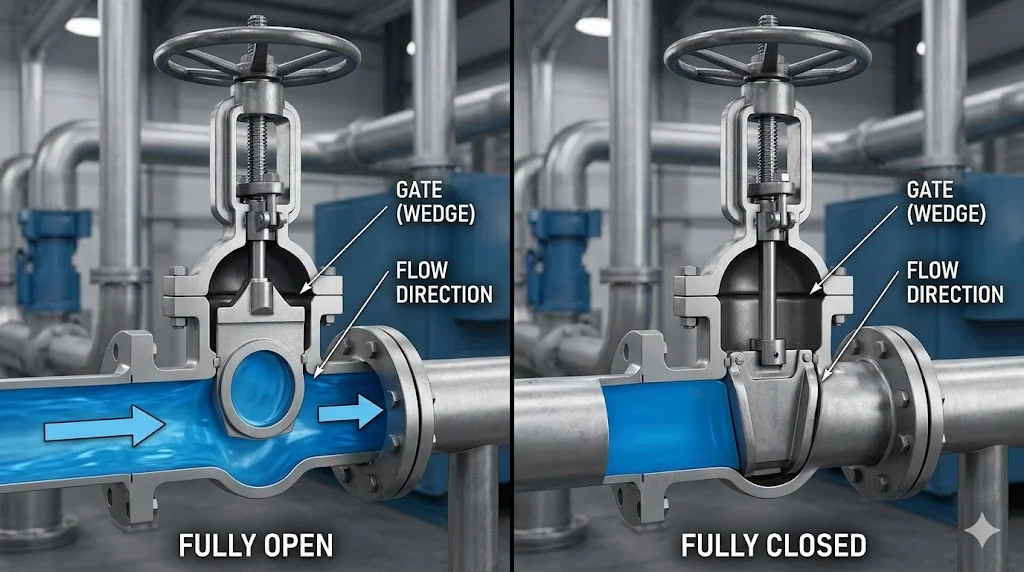 Ứng dụng Gate valve