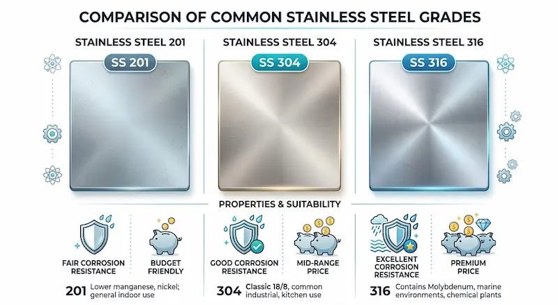 Giới thiệu ứng dụng giá tấm inox